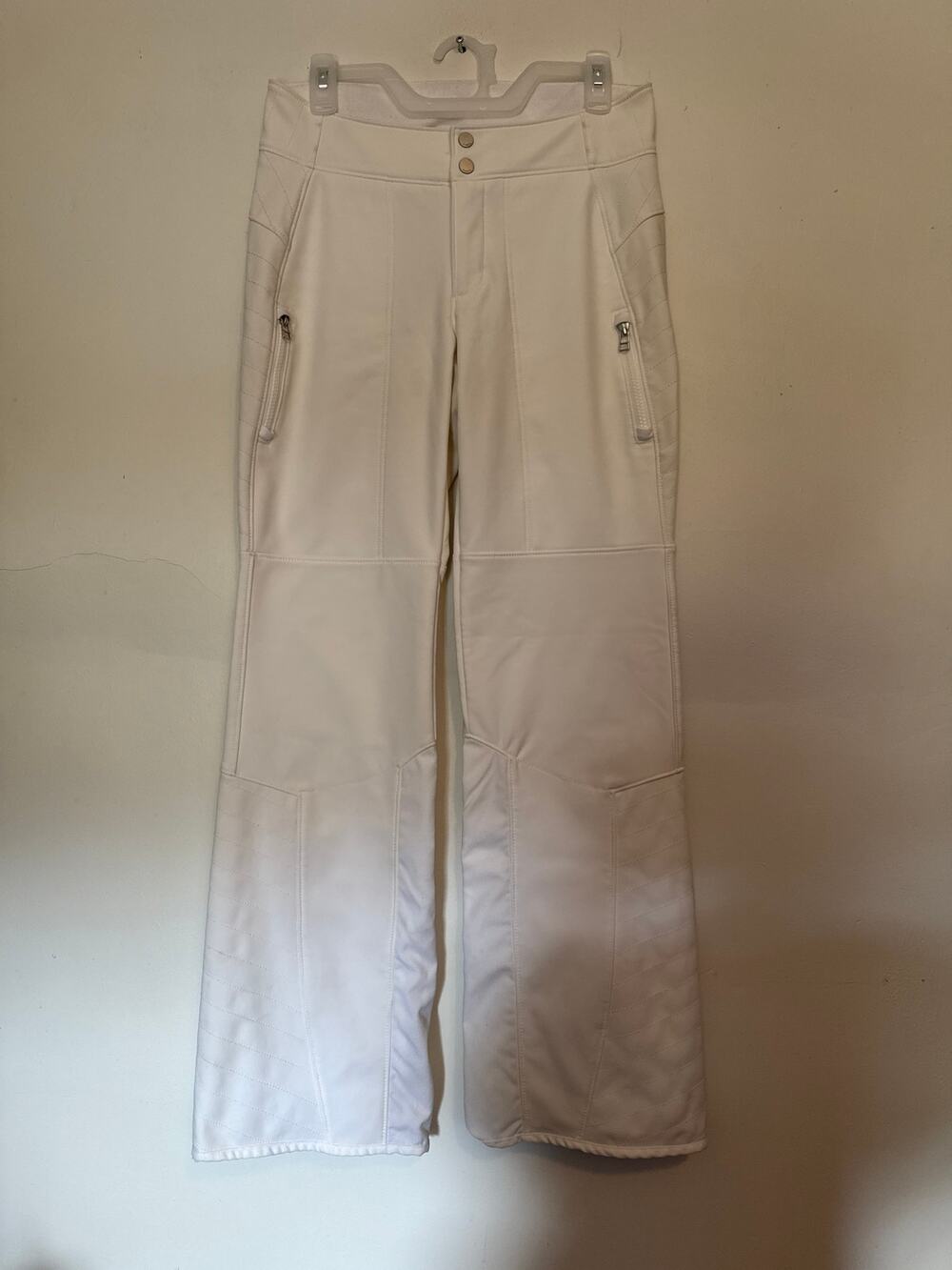 Athleta Ski Snow board Pant White Fleece Lined women’s Sz 6